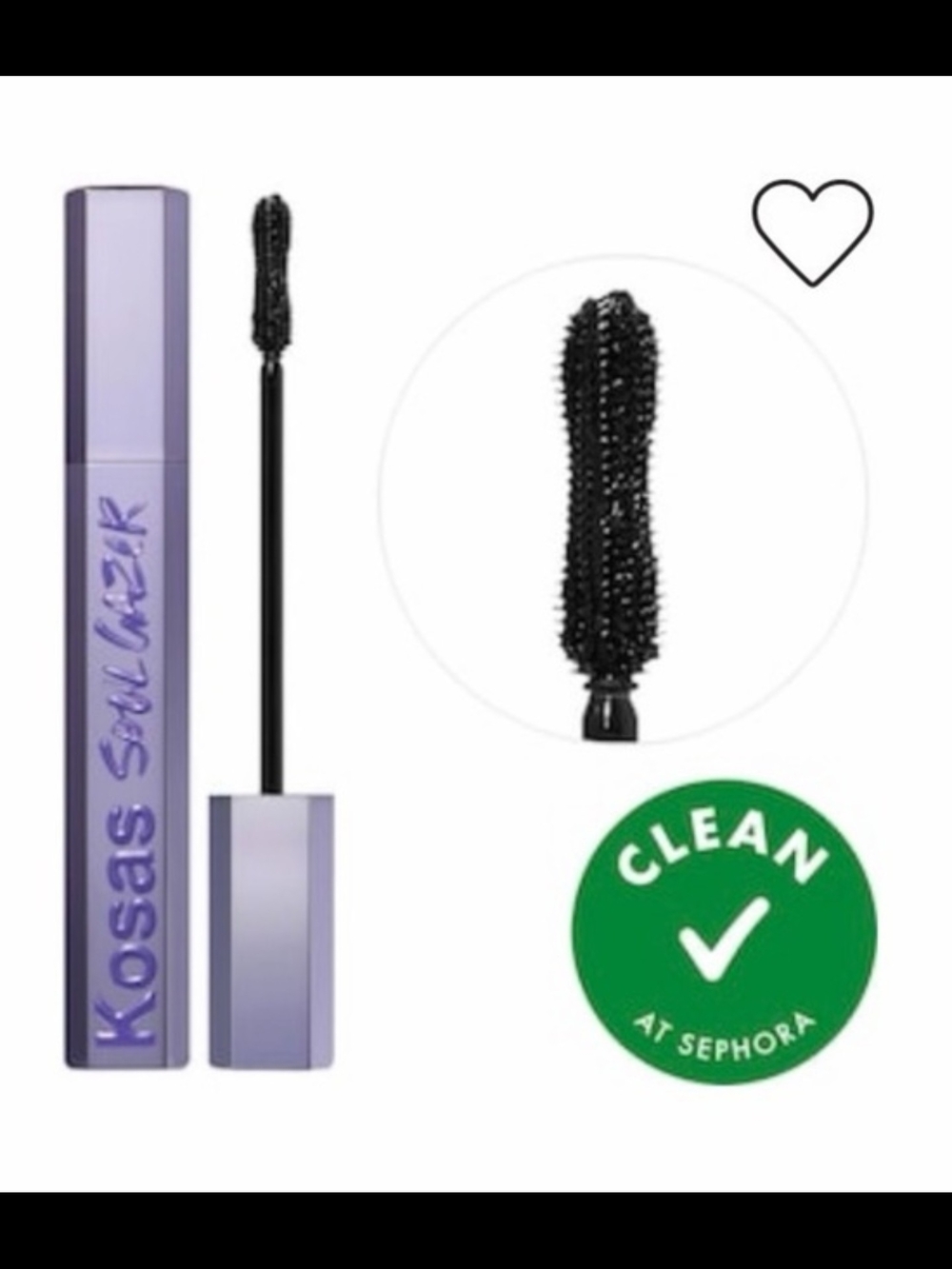 Kosas SoulGazer Lengthening Mascara in Black NWOB
